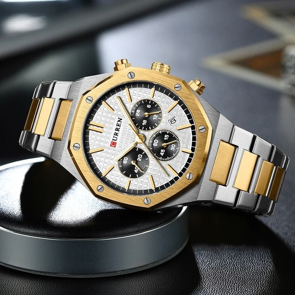 Montre curren en acier inoxydable