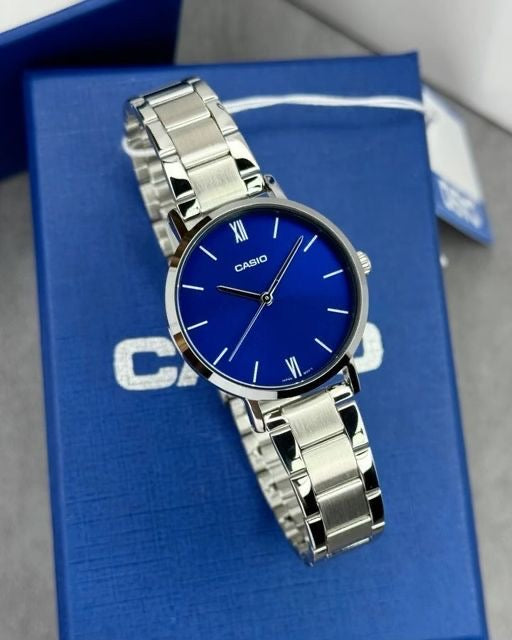 BSMONTRECASIOF05:Montre CASIO en acier inoxydable pour femme