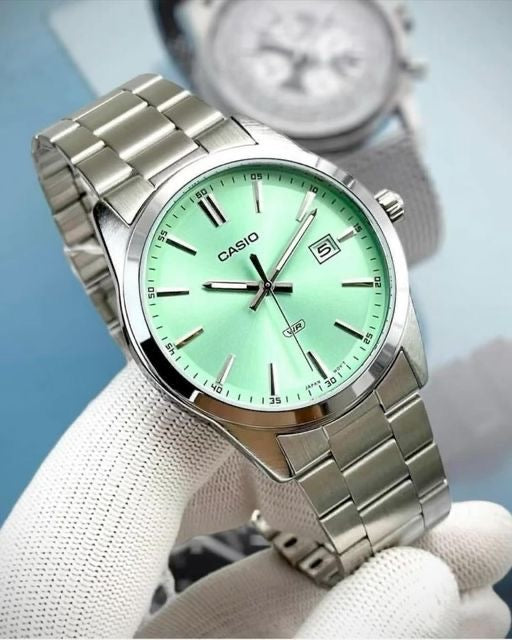 BSMONTRECASIOF04:Montre CASIO en acier inoxydable pour femme