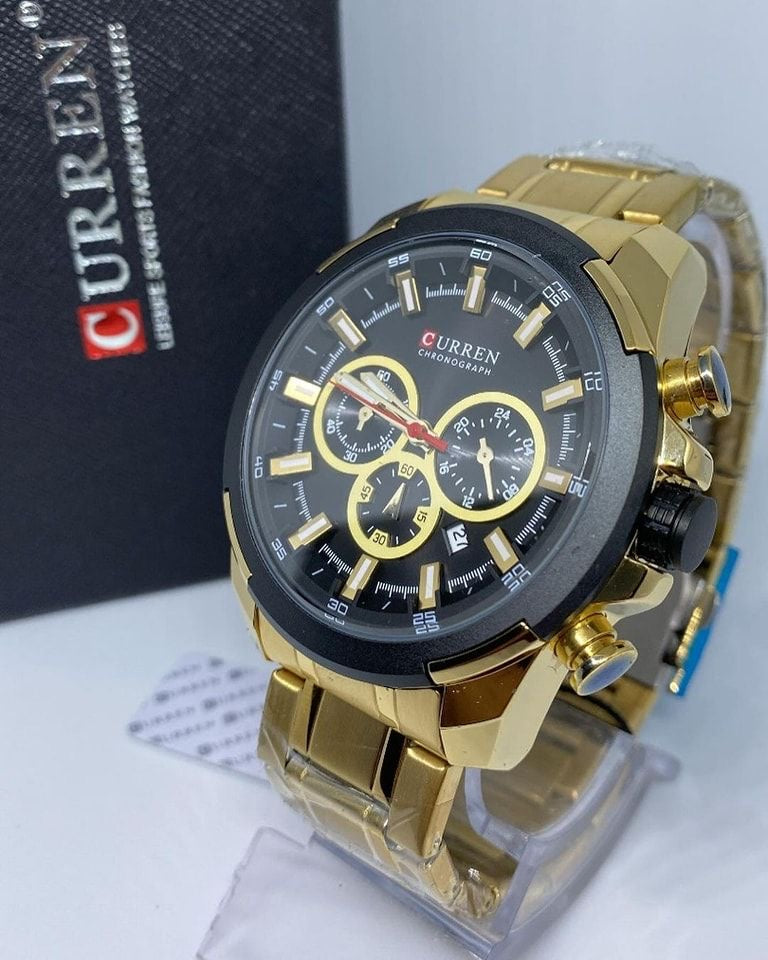 Montre curren en acier inoxydable