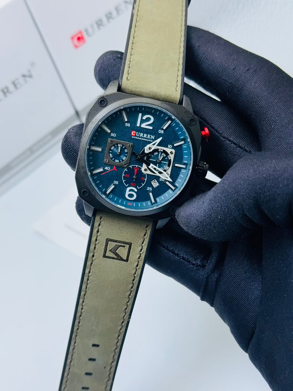 BSMONTRECURREN01 : Montre CURREN en cuir